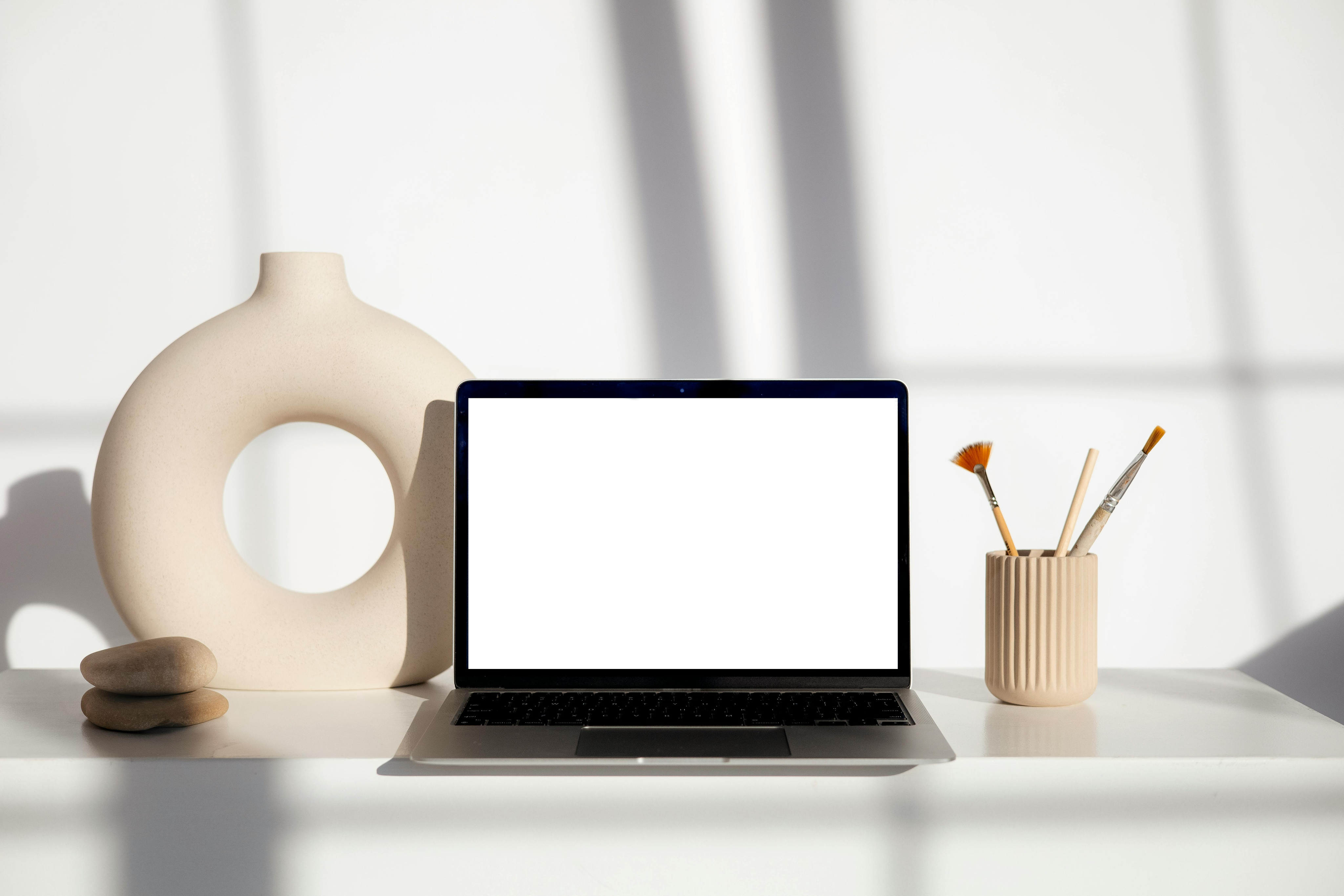 Professional working at laptop, representing legal industry